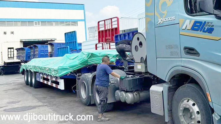 40 Ft Low Bed Trailer | Semi Low Bed Trailer for Sale in Djibouti