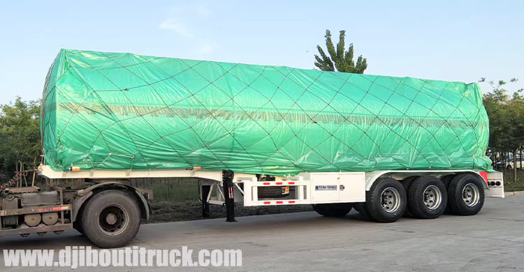 45000 Liters Diesel Fuel Tanker Trailer for Sale in Djibouti