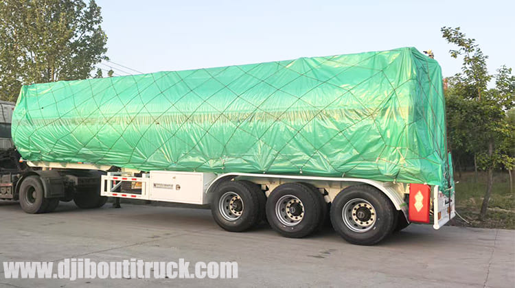 45000 Liters Diesel Fuel Tanker Trailer for Sale in Djibouti