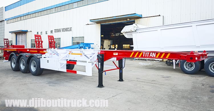 40Ft Container Trailer Chassis for Sale in Djibouti