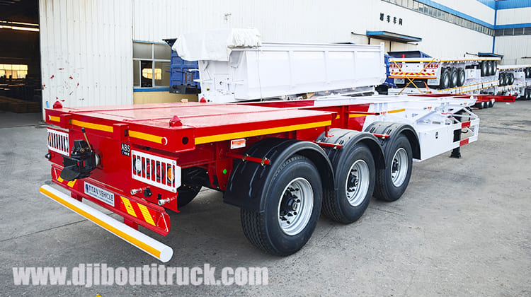 40Ft Container Trailer Chassis for Sale in Djibouti