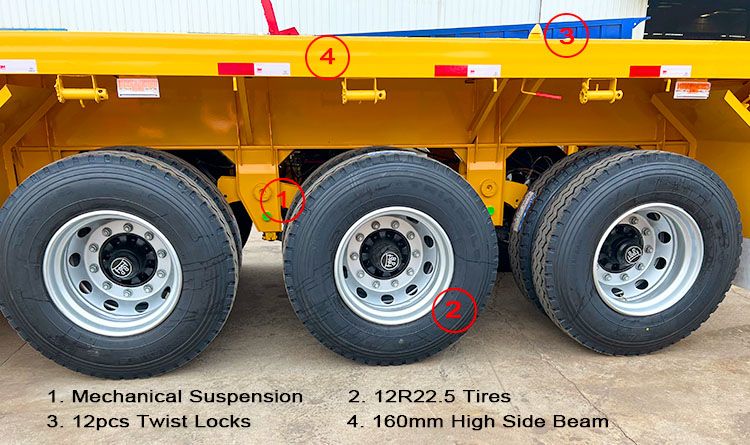 40 Flat Bed Trailer for Sale in Djibouti