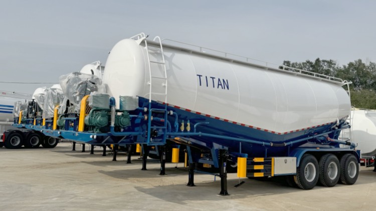35 CBM Cement Tanker Semi Trailer In Djibouti