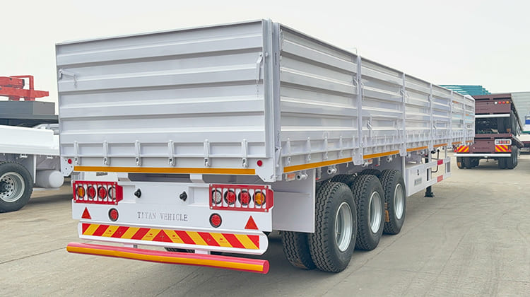 New Tri Axle Grain Trailers for Sale | Trailer with Drop Sides for Sale in Djibouti