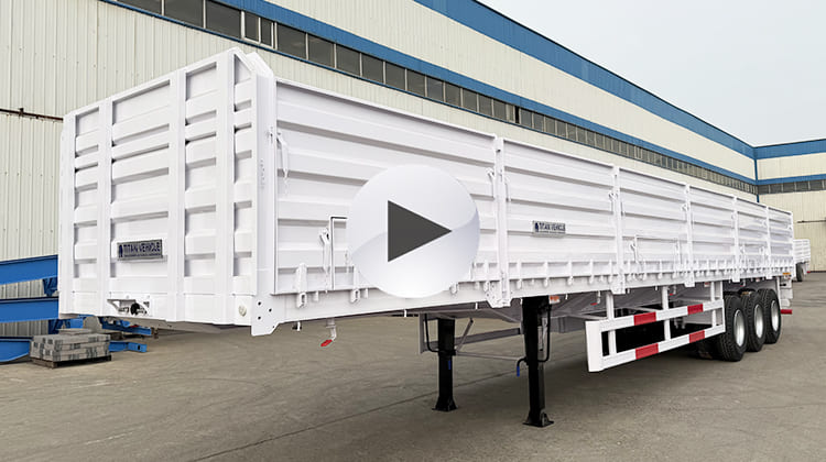 New Tri Axle Grain Trailers for Sale | Trailer with Drop Sides for Sale in Djibouti