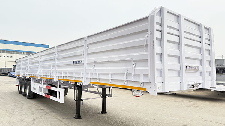 New Tri Axle Grain Trailers for Sale | Trailer with Drop Sides for Sale in Djibouti