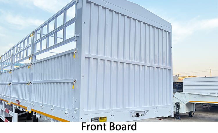 Tri Axle Fence Cargo Trailer | Fence Trailer for Sale in Djibouti