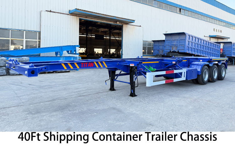 40Ft Shipping Container Trailer Chassis for Sale in Djibouti