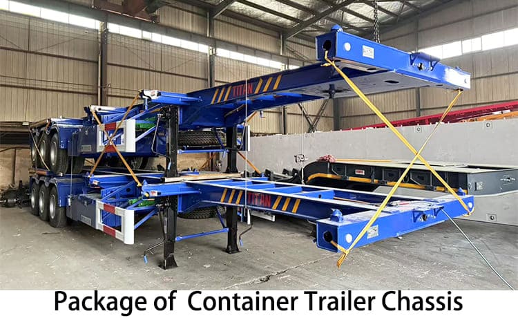 40Ft Shipping Container Trailer Chassis for Sale in Djibouti