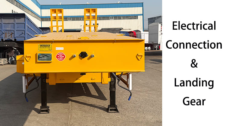 40 Feet Semi Low Bed Trailer for Sale in Djibouti