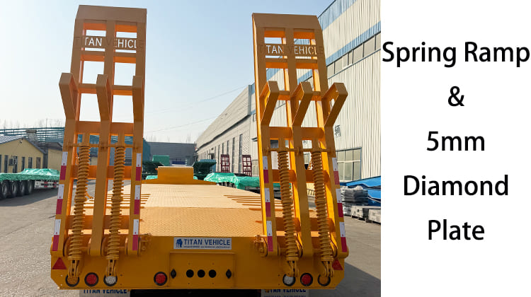40 Feet Semi Low Bed Trailer for Sale in Djibouti