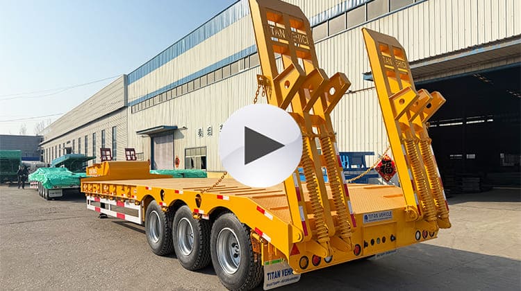 40 Feet Semi Low Bed Trailer for Sale in Djibouti