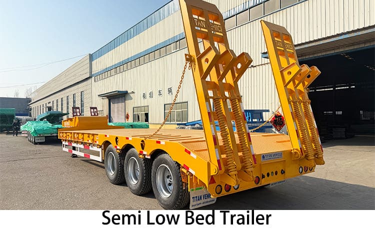 40 Feet Semi Low Bed Trailer for Sale in Djibouti