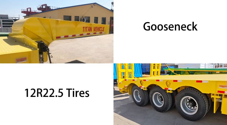40Ft Low Bed Trailer Price for Sale in Djibouti