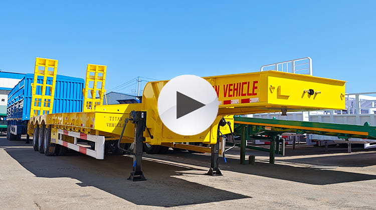 40Ft Low Bed Trailer Price for Sale in Djibouti