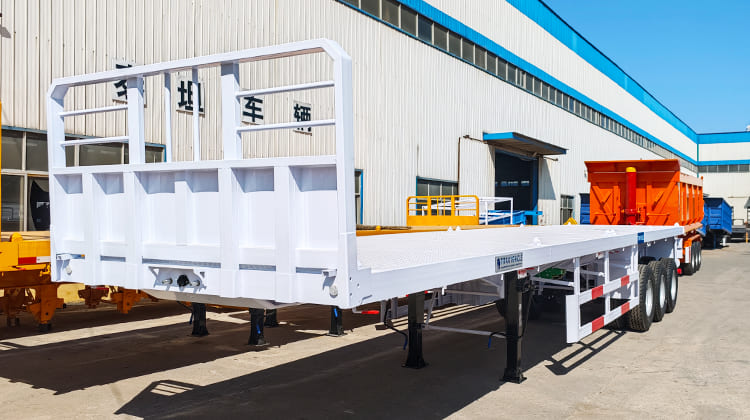 40 Feet Semi Truck Flatbed Trailer Price for Sale in Djibouti, Djobc