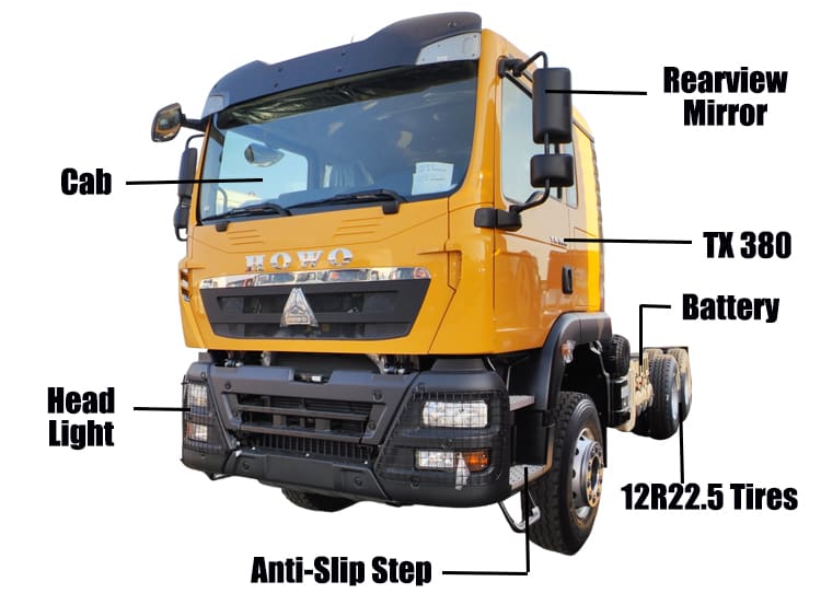 Sinotruk Howo TX 380 | Howo Tractor Truck for Sale in Djibouti