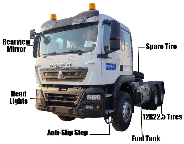 New Sinotruk Howo 6x4 Tractor Trucks Price in Djibouti