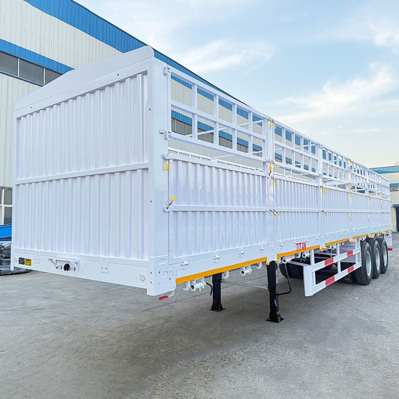 Tri Axle Fence Cargo Trailer