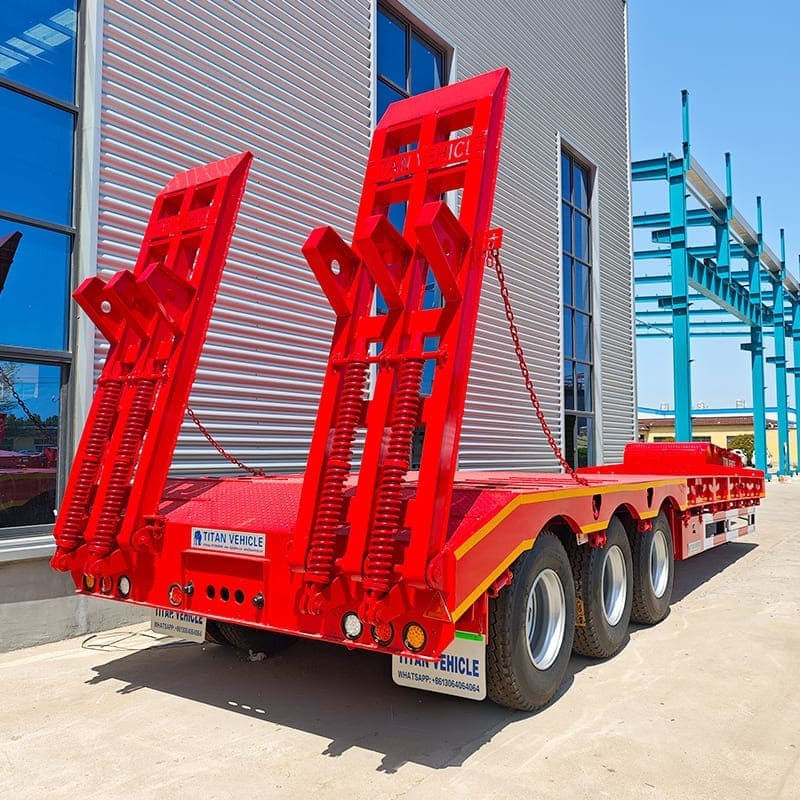 3 Axle Low Bed Truck Trailer