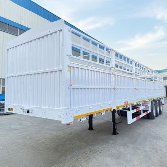 Tri Axle Fence Cargo Trailer