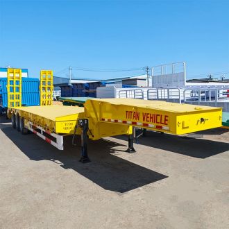 Tri Axle 40Ft Low Bed Trailer
